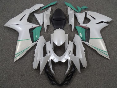 Carenados Moto Suzuki GSXR 600 / GSXR 750 2011-2024 - Blanco Perla T Azul Fabricantes