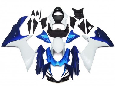 Carenados Moto Suzuki GSXR 600 / GSXR 750 2011-2024 - Blanco Azul Fabricantes