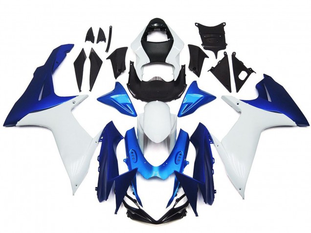 Carenados Moto Suzuki GSXR 600 / GSXR 750 2011-2024 - Blanco Azul Fabricantes