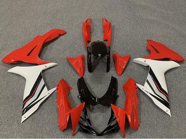 Carenados Moto Suzuki GSXR 600 / GSXR 750 2011-2024 - Rojo Blanco Negro Fabricantes