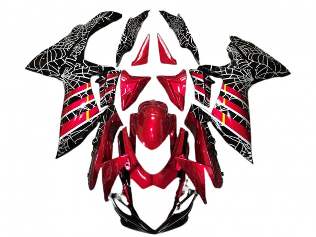 Carenados Moto Suzuki GSXR 600 / GSXR 750 2011-2024 - Rojo Negro Spider Fabricantes