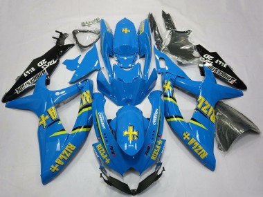 Carenados Moto Suzuki GSXR 600 / GSXR 750 2008-2010 - Azul Negro Oro Rizla Fabricantes