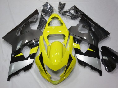 Carenados Moto Suzuki GSXR 600 / GSXR 750 2004-2005 - Amarillo Plata Gris Negro Fabricantes