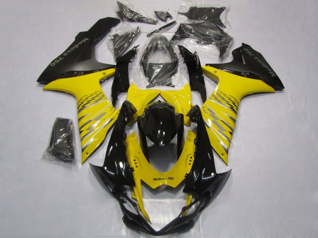 Carenados Moto Suzuki GSXR 600 / GSXR 750 2011-2024 - Amarillo Gris Negro Fabricantes