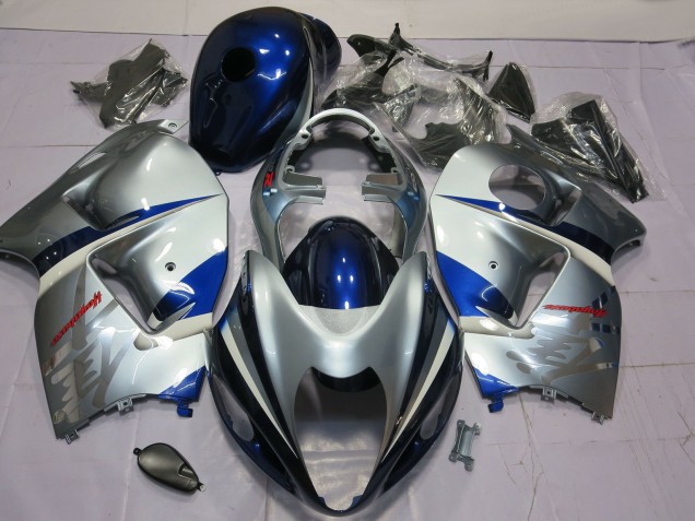Carenado Moto Suzuki GSXR 1300 1996-2007 - Plata Azul Fabricantes