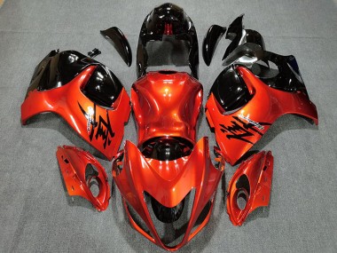 Carenados Moto Suzuki GSXR 1300 2008-2020 - NaranjaCaramelo Negro Brillante Fabricantes