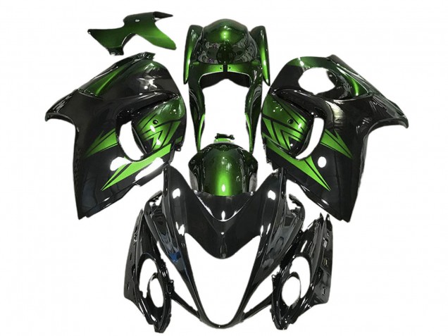 Carenados Moto Suzuki GSXR 1300 2008-2020 - Negro Brillante Verde Profundo Fabricantes