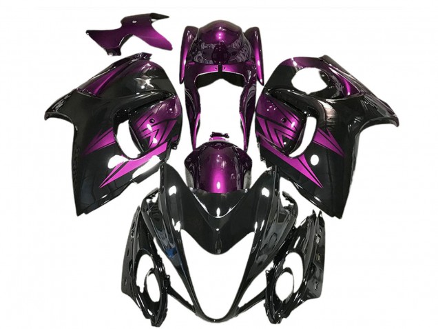Carenados Moto Suzuki GSXR 1300 2008-2020 - Negro Brillante Púrpura Profundo Fabricantes