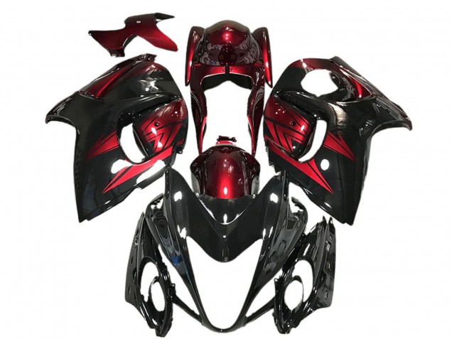 Carenados Moto Suzuki GSXR 1300 2008-2020 - Negro Brillante Rojo Profundo Fabricantes