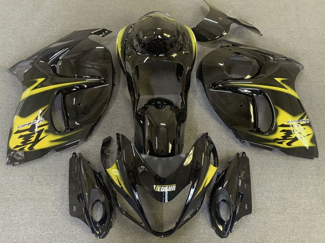 Carenados Moto Suzuki GSXR 1300 2008-2020 - Negro Brillante Amarillo Fabricantes