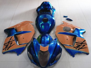 Carenados Moto Suzuki GSXR 1300 1996-2007 - Azul Brillante Bronceado del Desierto Fabricantes