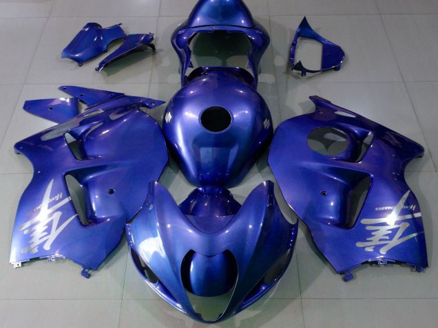 Carenados Moto Suzuki GSXR 1300 1996-2007 - Azul Brillante Plata Logo Fabricantes