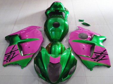 Carenados Moto Suzuki GSXR 1300 1996-2007 - Verde Brillante Rosa Fabricantes