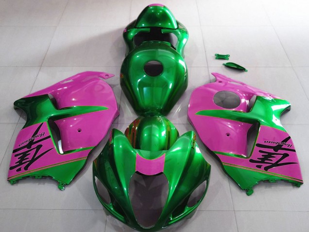 Carenados Moto Suzuki GSXR 1300 1996-2007 - Verde Brillante Rosa Fabricantes