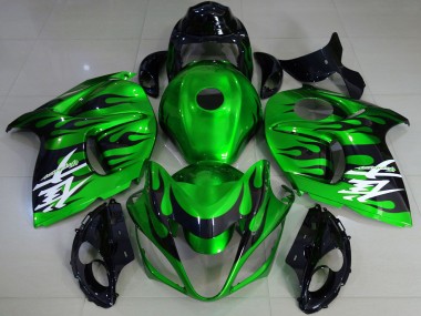 Carenados Moto Suzuki GSXR 1300 2008-2020 - Verde Brillante Negro Fabricantes