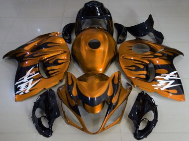 Carenados Moto Suzuki GSXR 1300 2008-2020 - Naranja Brillante Negro Fabricantes
