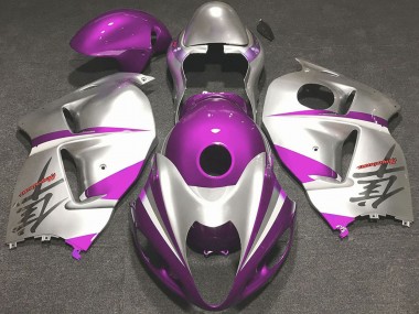Carenados Moto Suzuki GSXR 1300 1996-2007 - Rosa Brillante Plata Fabricantes