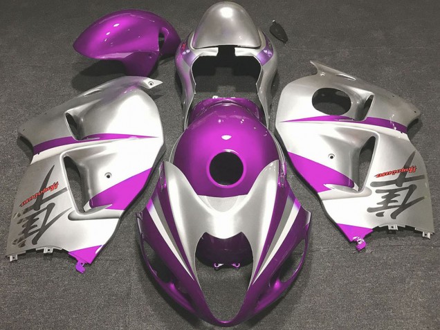 Carenados Moto Suzuki GSXR 1300 1996-2007 - Rosa Brillante Plata Fabricantes