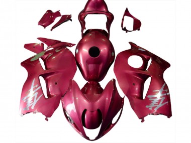 Carenados Moto Suzuki GSXR 1300 1996-2007 - Rojo Brillante Plata Logo Fabricantes