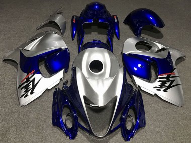 Carenados Moto Suzuki GSXR 1300 2008-2020 - Plata Brillante Azul Fabricantes