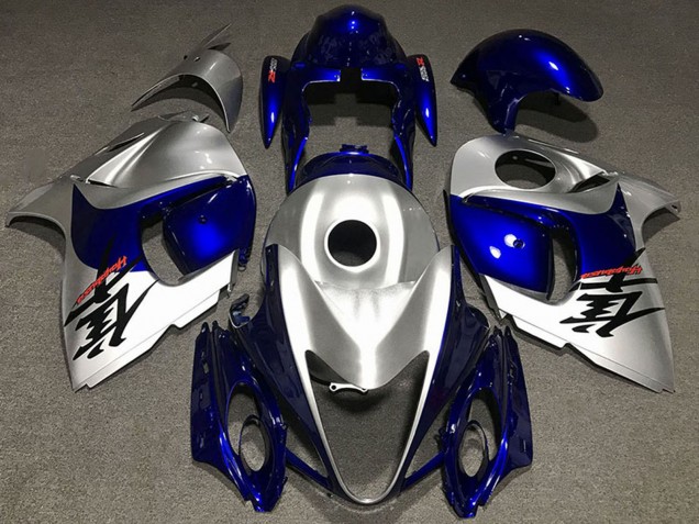 Carenados Moto Suzuki GSXR 1300 2008-2020 - Plata Brillante Azul Fabricantes