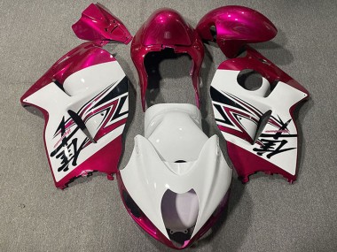 Carenados Moto Suzuki GSXR 1300 1996-2007 - Blanco Brillante Rosa Fabricantes
