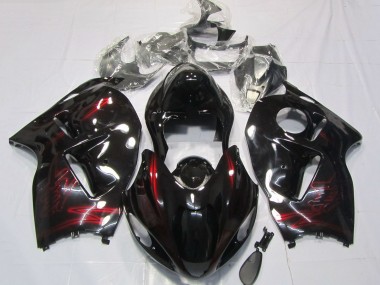Carenados Moto Suzuki GSXR 1300 1996-2007 - Rojo Negro Brillante Fabricantes