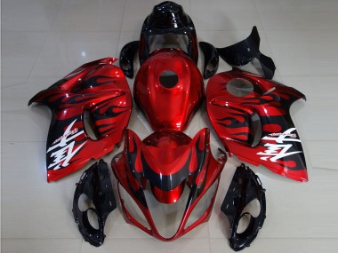 Carenados Moto Suzuki GSXR 1300 2008-2020 - Rojo Negro Llama Fabricantes