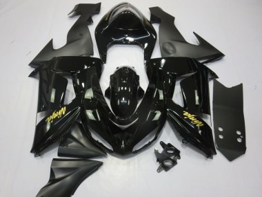 Carenados Moto Kawasaki ZX10R 2006-2007 - Negro Brillante Negro Mate Oro Fabricantes