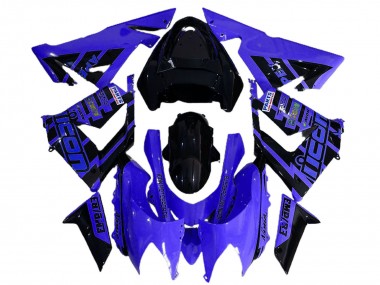 Carenados Moto Kawasaki ZX10R 2004-2005 - Azul Negro Logo Fabricantes