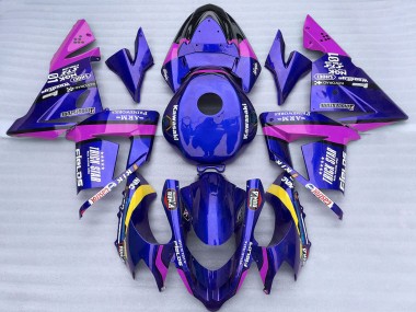 Carenados Moto Kawasaki ZX10R 2004-2005 - Azul Rosa Trick Star Fabricantes