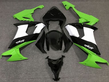 Carenados Moto Kawasaki ZX10R 2008-2010 - Verde Blanco Negro Fabricantes