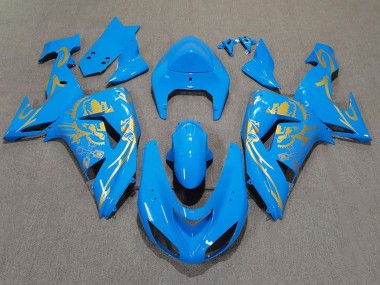 Carenados Moto Kawasaki ZX10R 2006-2007 - Azul Claro Oro Fabricantes