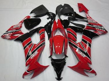 Carenados Moto Kawasaki ZX10R 2008-2010 - Rojo Negro Fabricantes