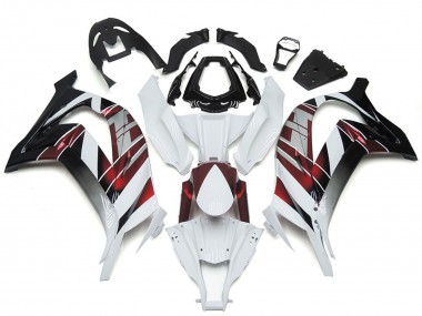 Carenados Moto Kawasaki ZX10R 2016-2020 - Blanco Rojo Negro Fabricantes