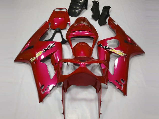 Carenado Moto Kawasaki ZX6R 2003-2004 - Rojo Fabricantes