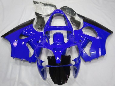 Carenados Moto Kawasaki ZX6R 2000-2002 - Azul Negro Brillante Fabricantes
