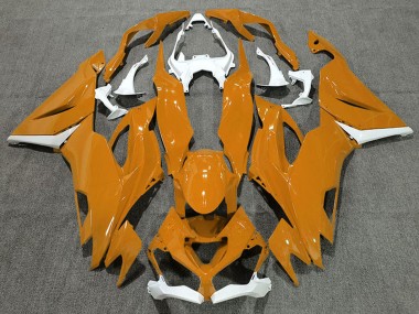 Carenados Moto Kawasaki ZX6R 2019-2022 - Blanco Naranja Fabricantes