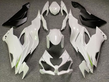 Carenados Moto Kawasaki ZX6R 2019-2022 - Blanco Perla Verde Fabricantes