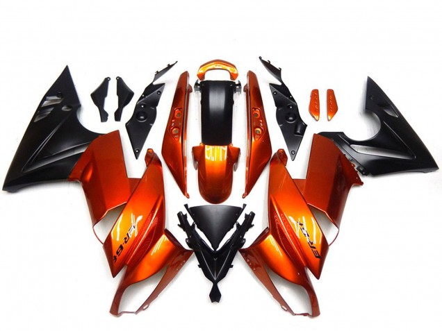 Carenados Moto Kawasaki Ninja 650R 2009-2011 - Naranja Negro Fabricantes
