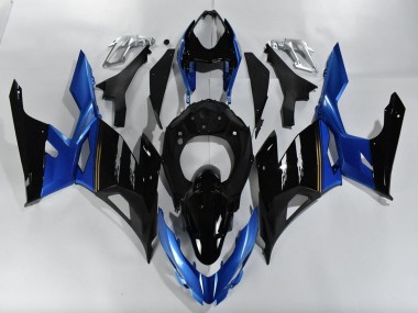Carenados Moto Kawasaki Ninja 400 2018-2024 - Azul Negro Brillante Fabricantes