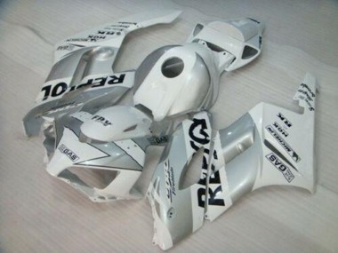Carenado Moto Honda CBR1000RR 2004-2005 - Blanco Plata Negro Repsol Fabricantes