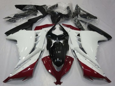 Carenados Moto Kawasaki Ninja 300 2013-2024 - Blanco Rojo Granate Negro Fabricantes