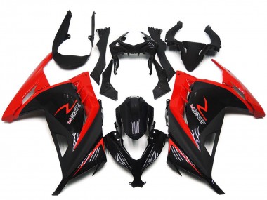 Carenados Moto Kawasaki Ninja 300 2013-2024 - Rojo Negro Brillante Fabricantes