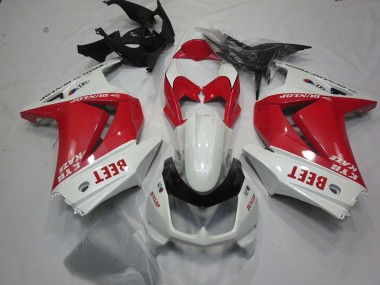 Carenados Moto Kawasaki Ninja 250 2008-2012 - Blanco Rojo Beet Fabricantes