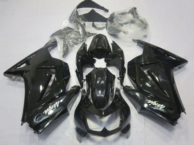 Carenados Moto Kawasaki Ninja 250 2008-2012 - Negro Brillante Blanco Ninja Fabricantes