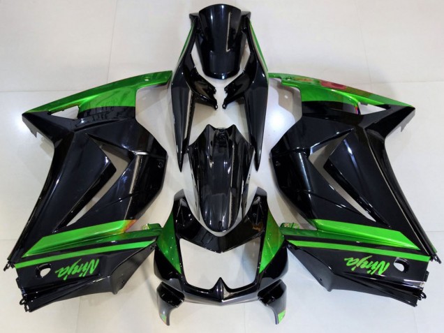 Carenados Moto Kawasaki Ninja 250 2008-2012 - Verde Negro Brillante Fabricantes