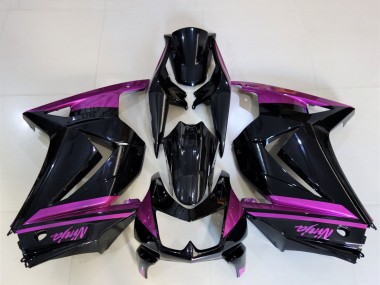 Carenados Moto Kawasaki Ninja 250 2008-2012 - Negro Brillante Púrpura Fabricantes