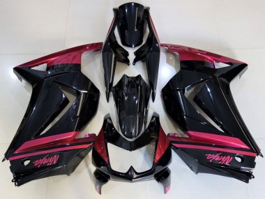 Carenados Moto Kawasaki Ninja 250 2008-2012 - Negro Brillante Rojo Fabricantes