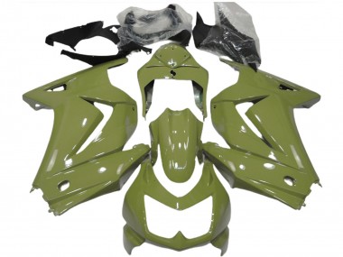 Carenados Moto Kawasaki Ninja 250 2008-2012 - Verde Oliva Fabricantes